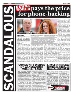 News of the World pays the price for phone hacking